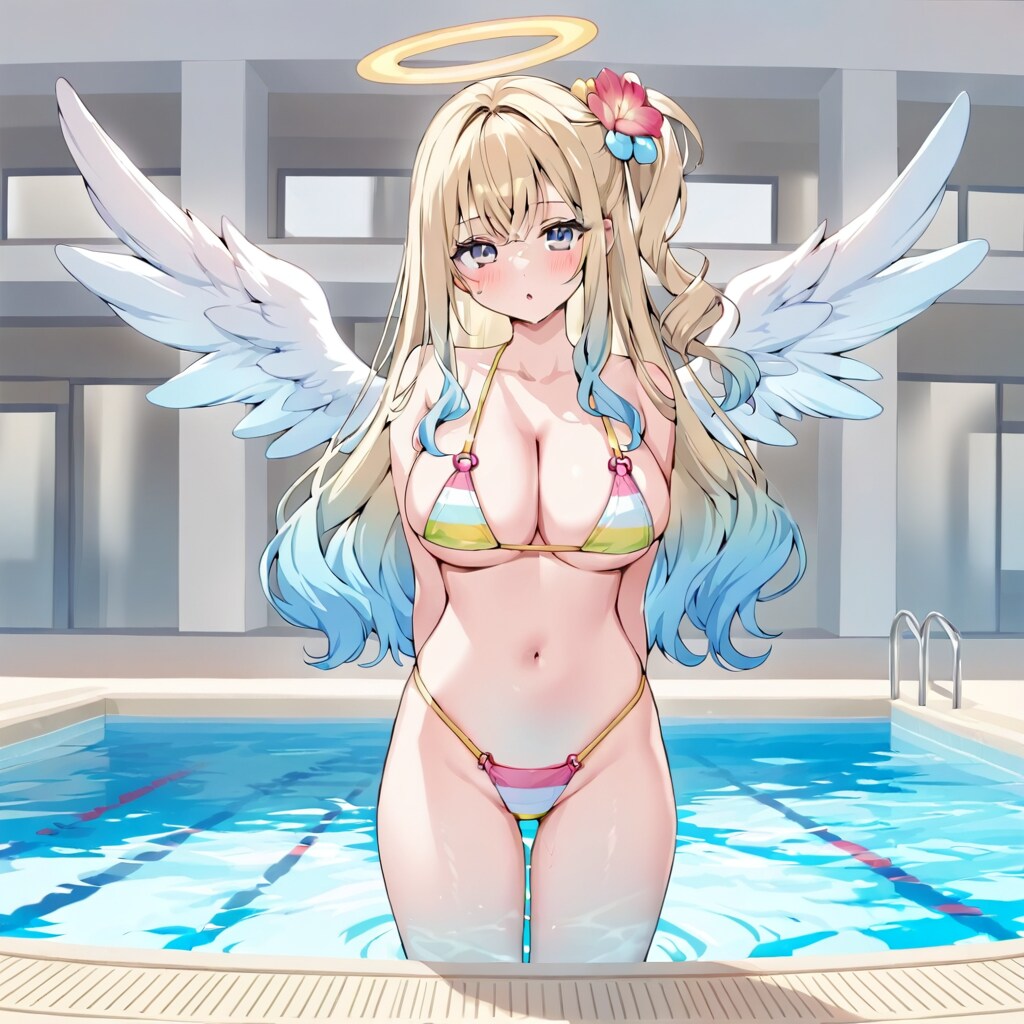 外界の人間はプールという場所でこんな格好するのね