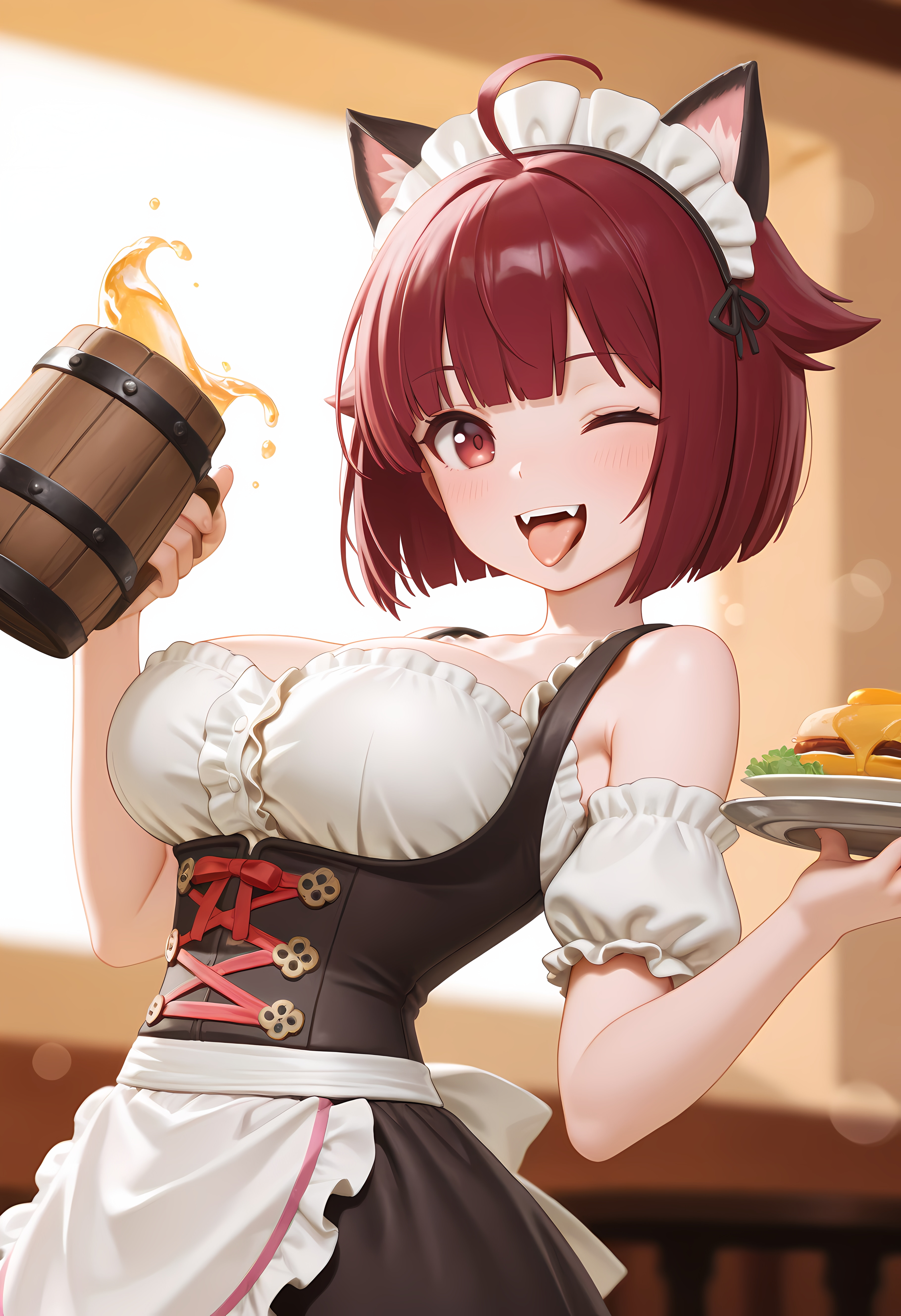 看板娘にゃ！💕 | の人気AIイラスト・グラビア