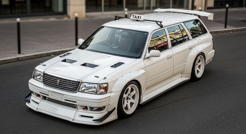 クラウンワゴンタクシーのドリ車