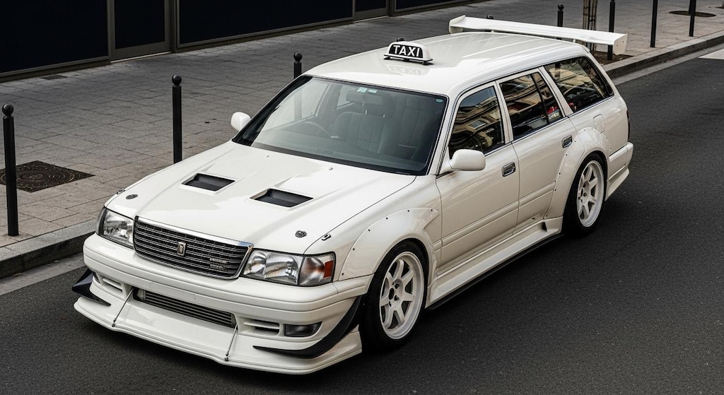 クラウンワゴンタクシーのドリ車