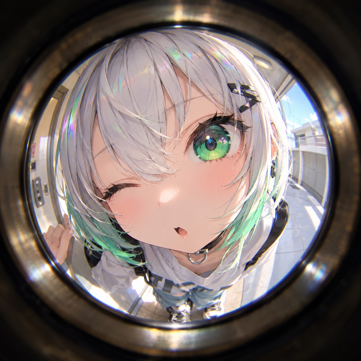 ドアの覗き穴☆12/100 | の人気AIイラスト・グラビア