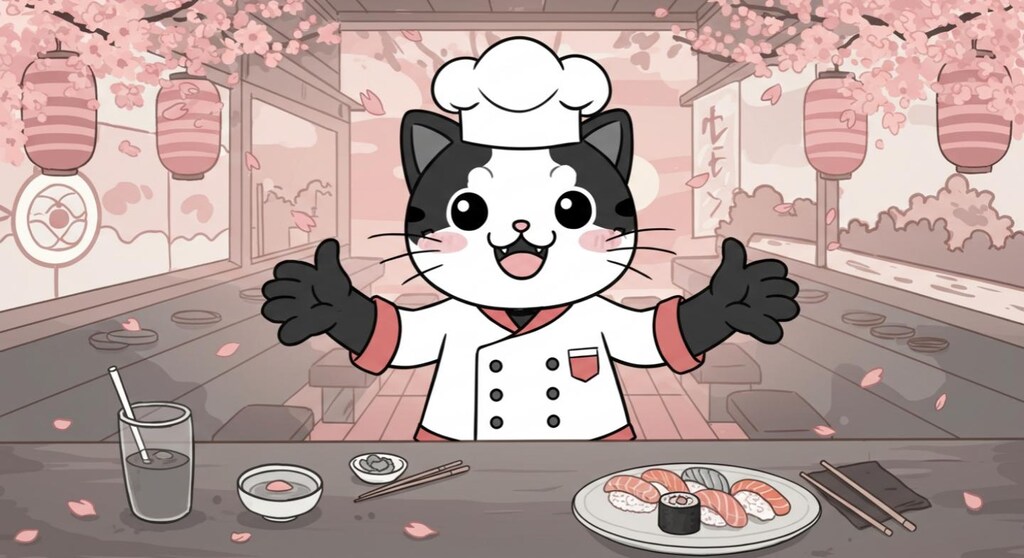 ニャウ寿司『HappyNyaSushi』【ニャンノ世界】