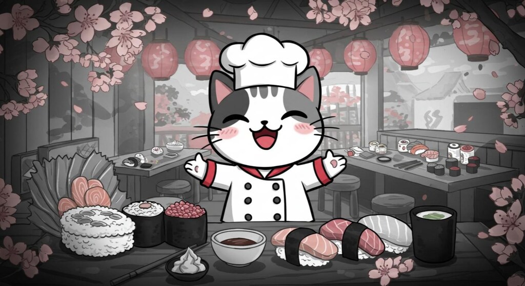 ニャウ寿司『HappyNyaSushi』【ニャンノ世界】