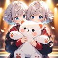 双子テディベア 4枚目