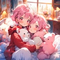 双子テディベア 3枚目