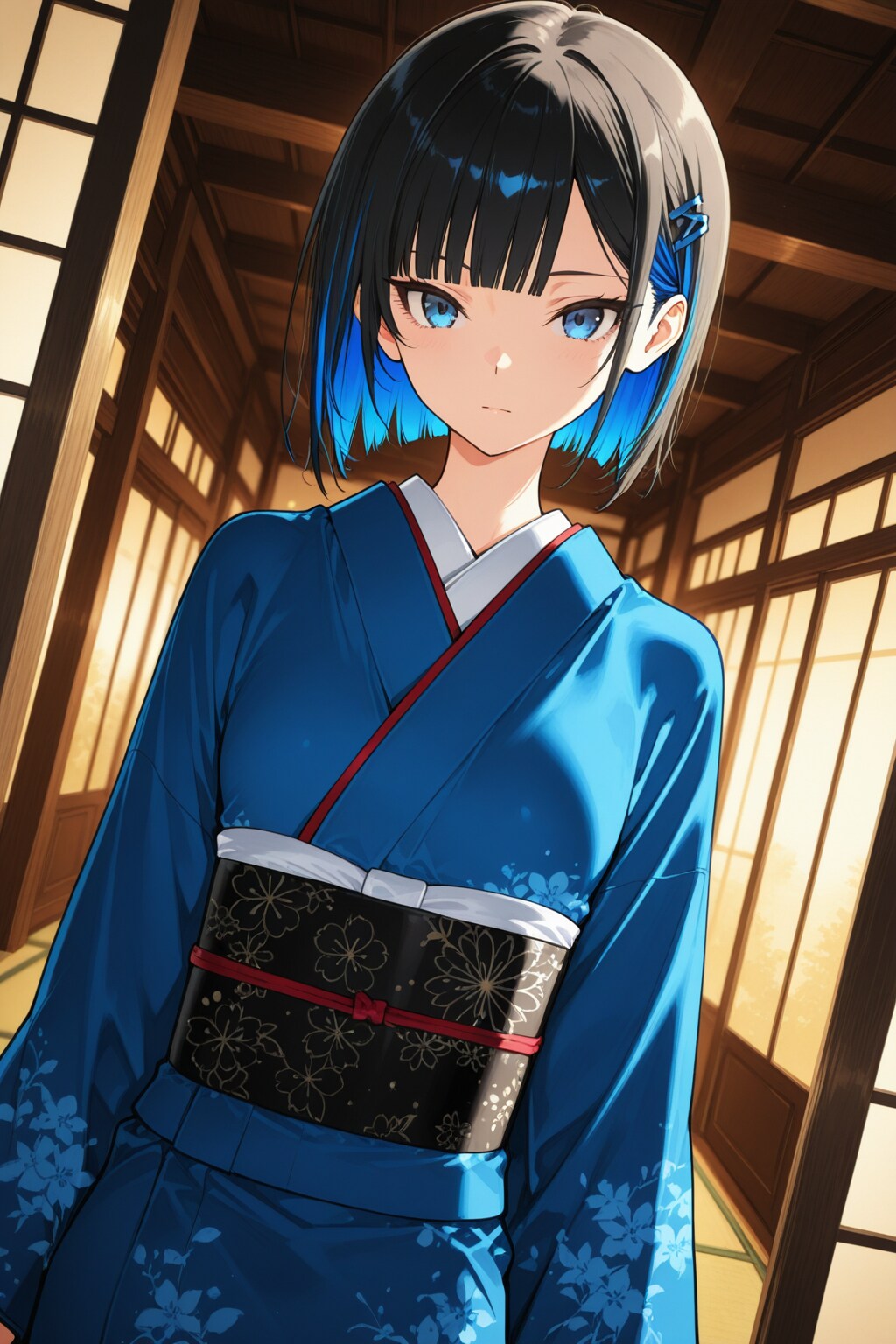 着物の美少女