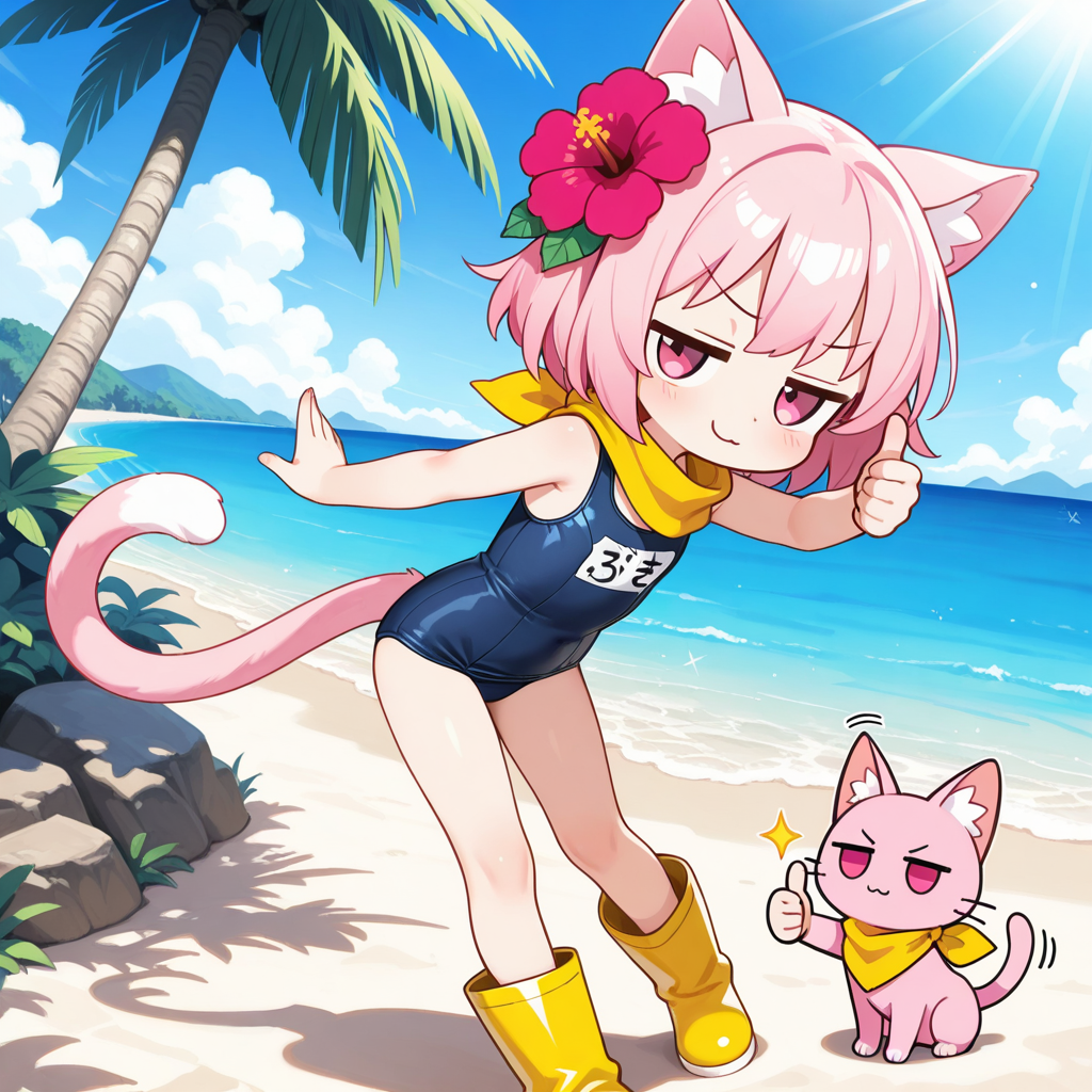 スカ水ねこちゃん♡