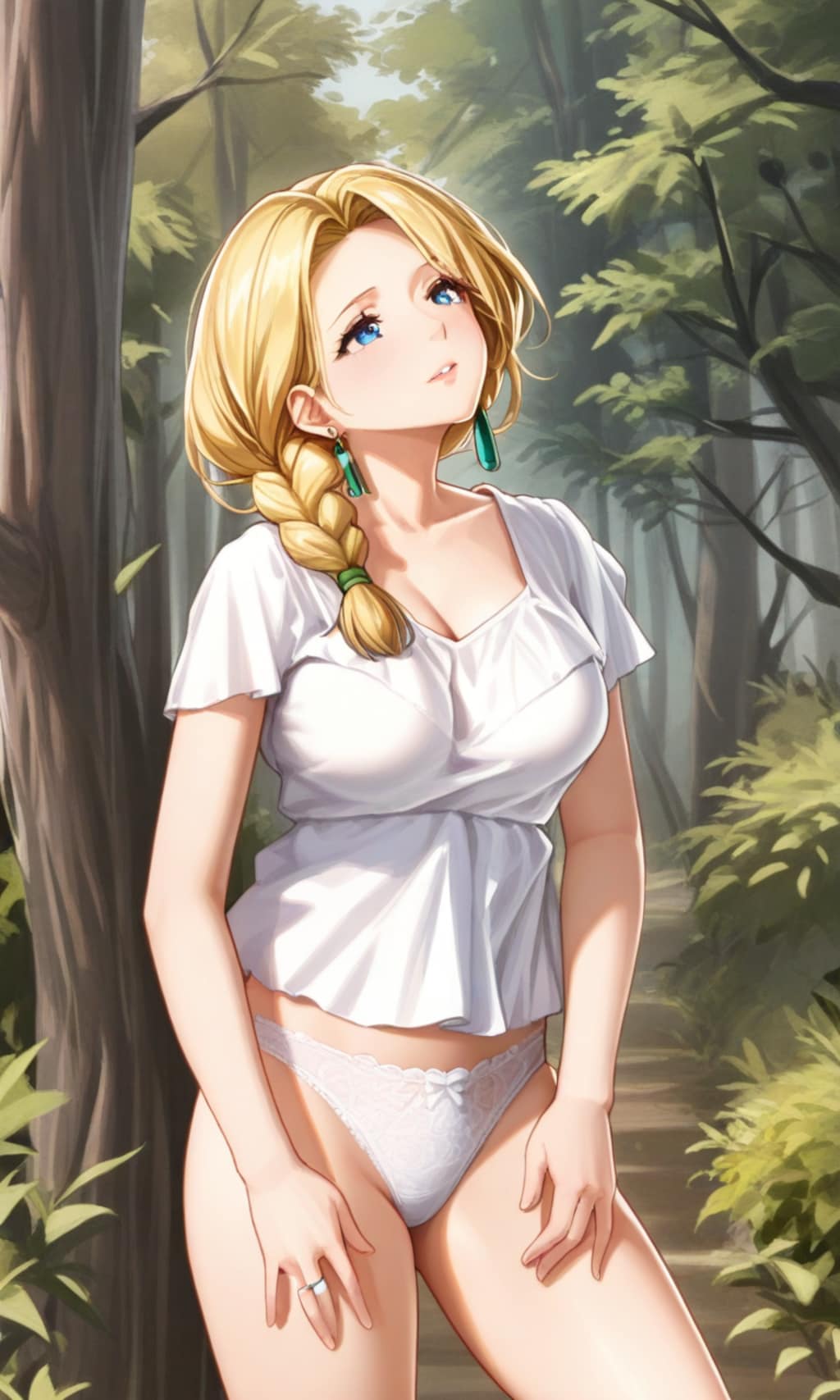 森の中での逢引き