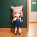 猫耳娘（学校の制服編） 6枚目