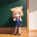 猫耳娘（学校の制服編） 3枚目