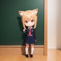 猫耳娘（学校の制服編） 2枚目