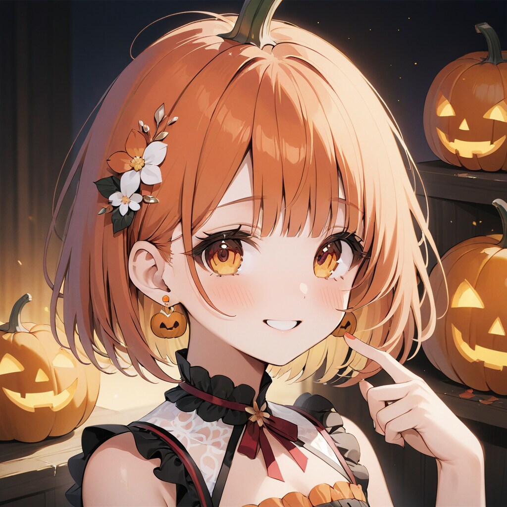 ジャックランタンのイヤリング | の人気AIイラスト・グラビア