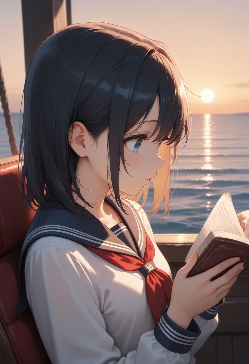 離島暮らしの少女(4)