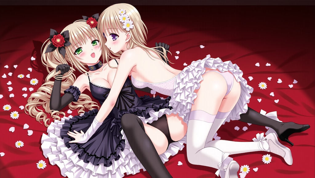 緋色に綻ぶ百合の華