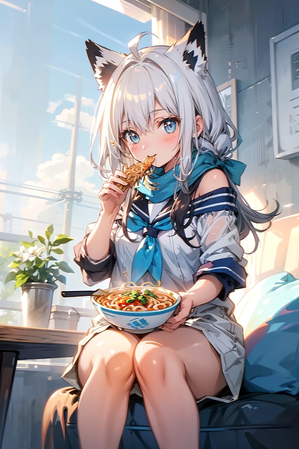 白上ラーメンチャレンジ(8)