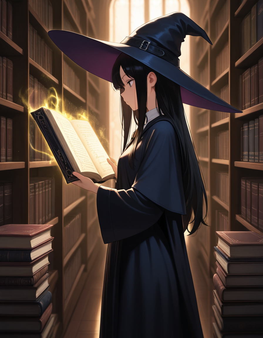 魔女専門の本屋 | の人気AIイラスト・グラビア