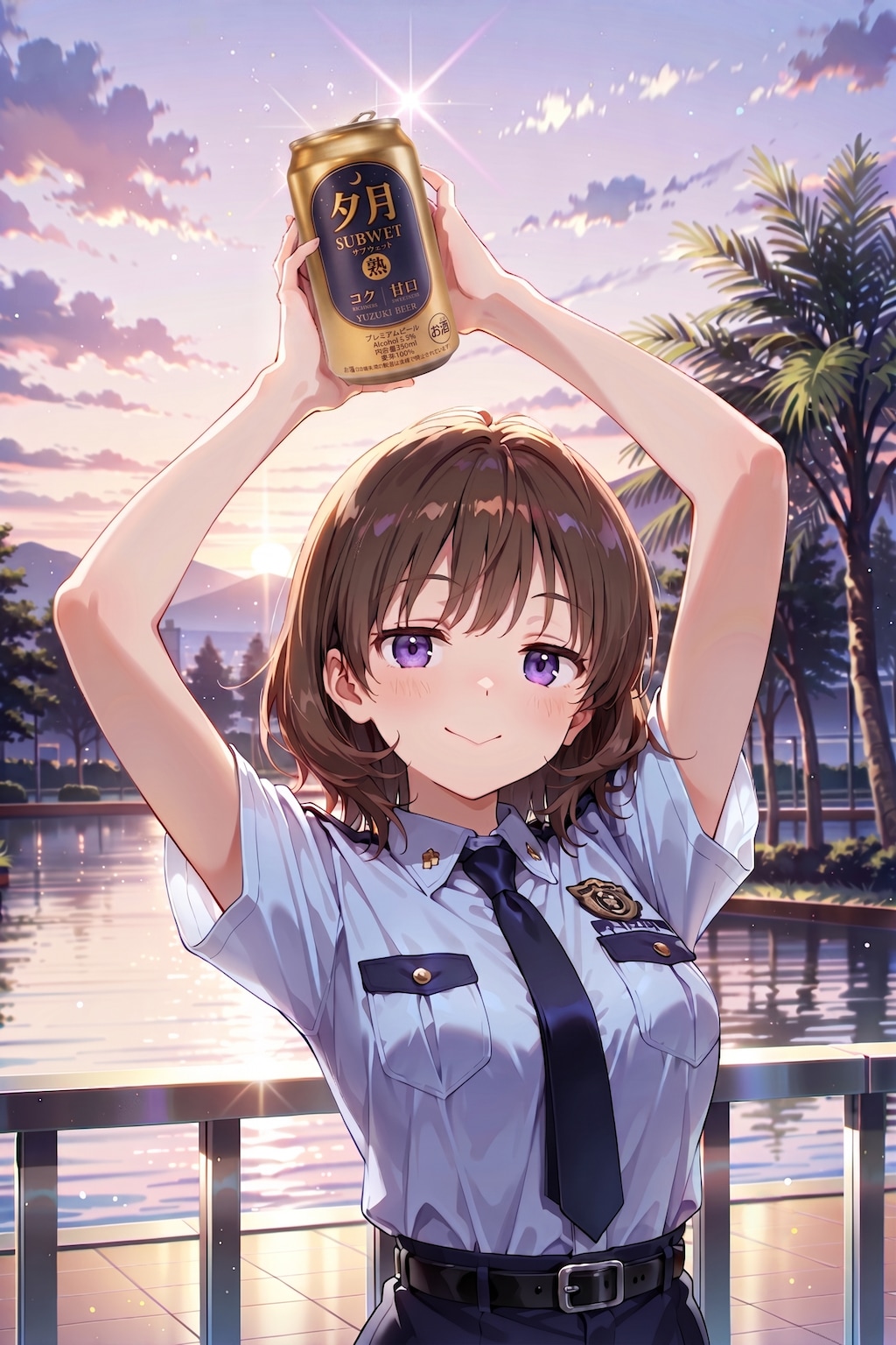ジト目婦警さんとビール ～乾さつきのドライな日常～ Z730