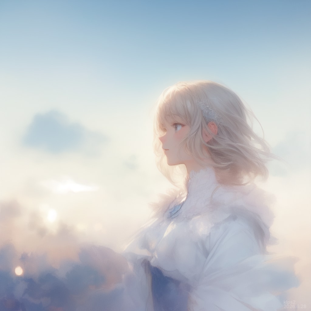 一年前、2年前の6月のイラスト