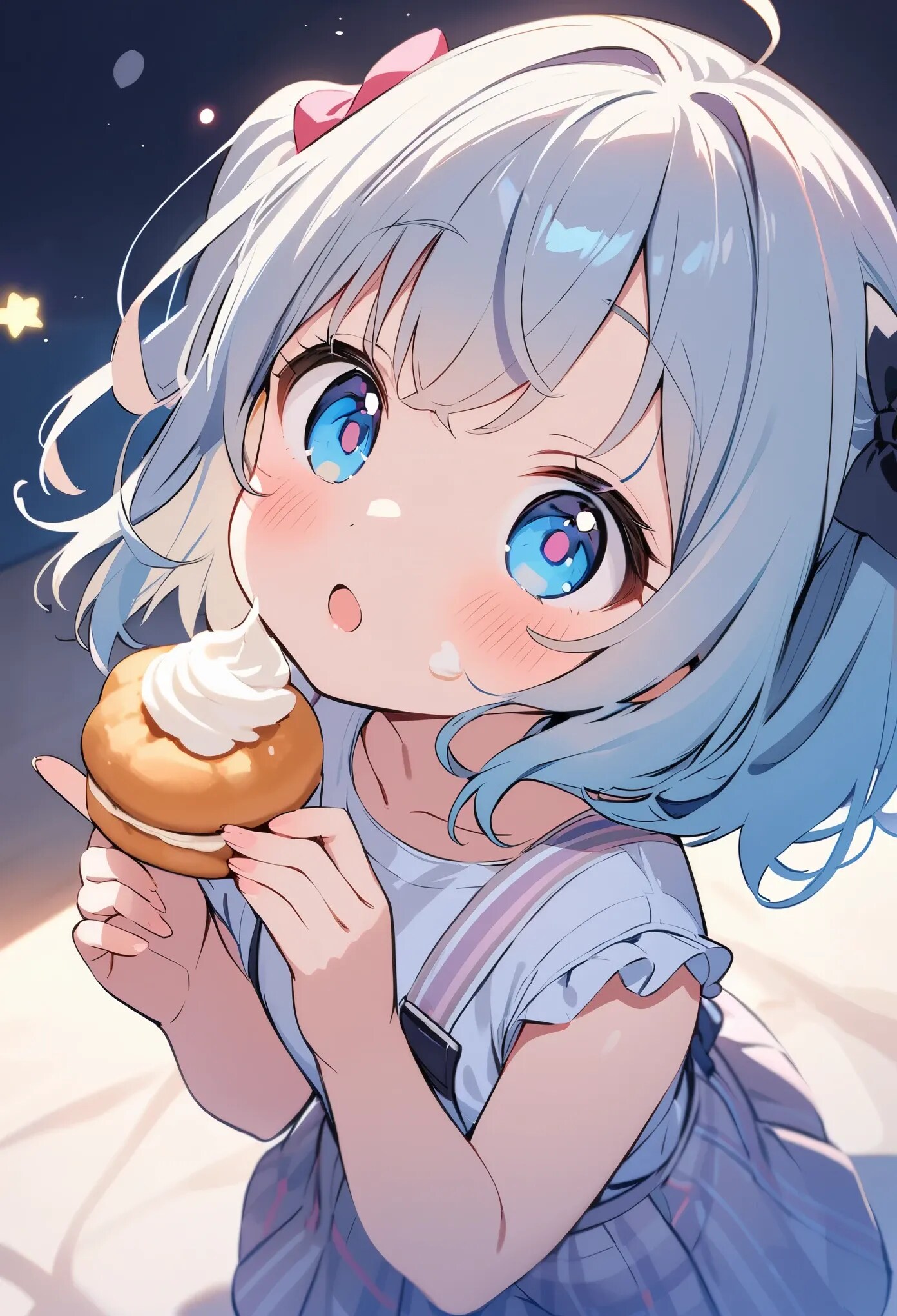 【いいね1000記念】かわいい子にシュークリームを与えたらかわいい