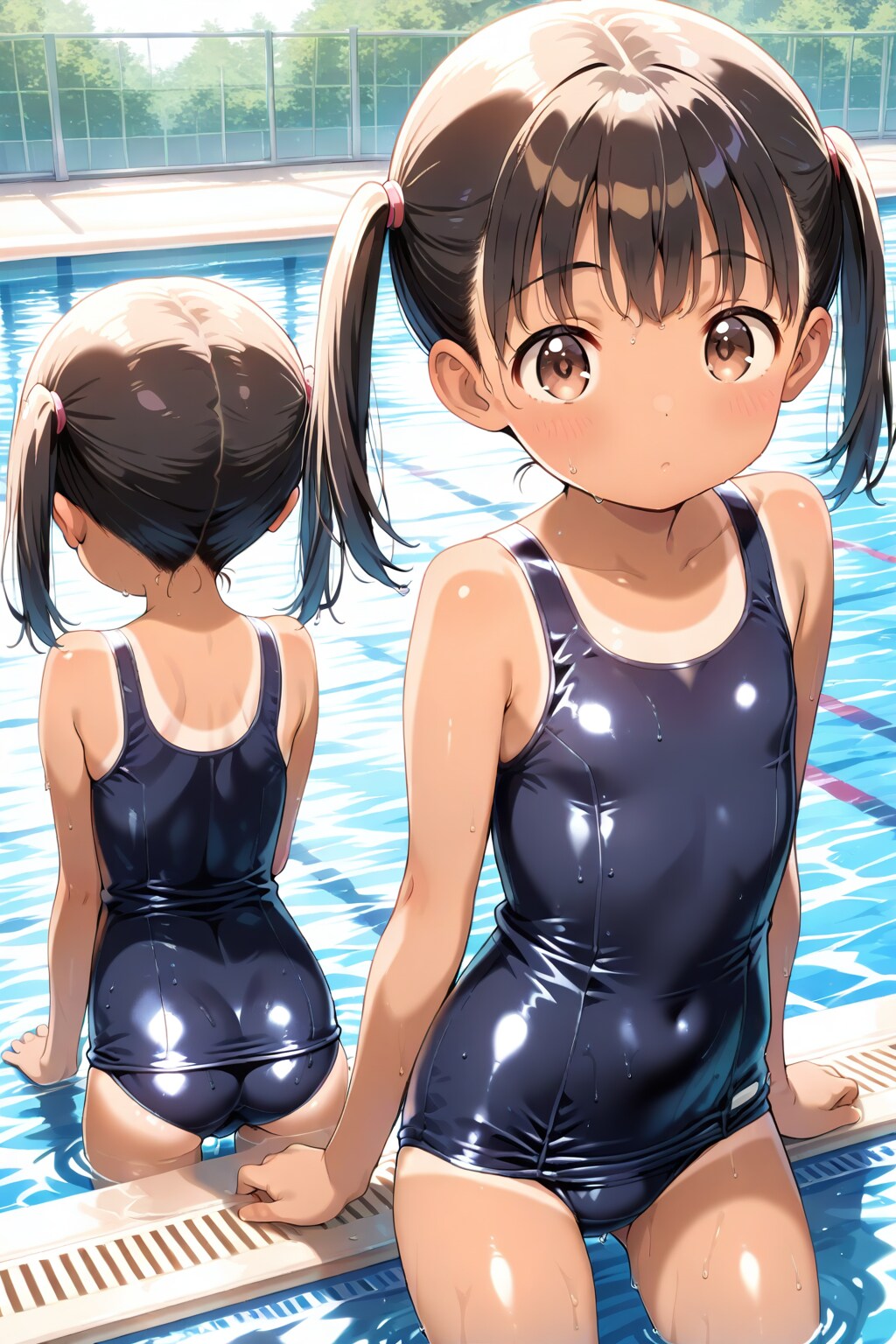 スク水美少女