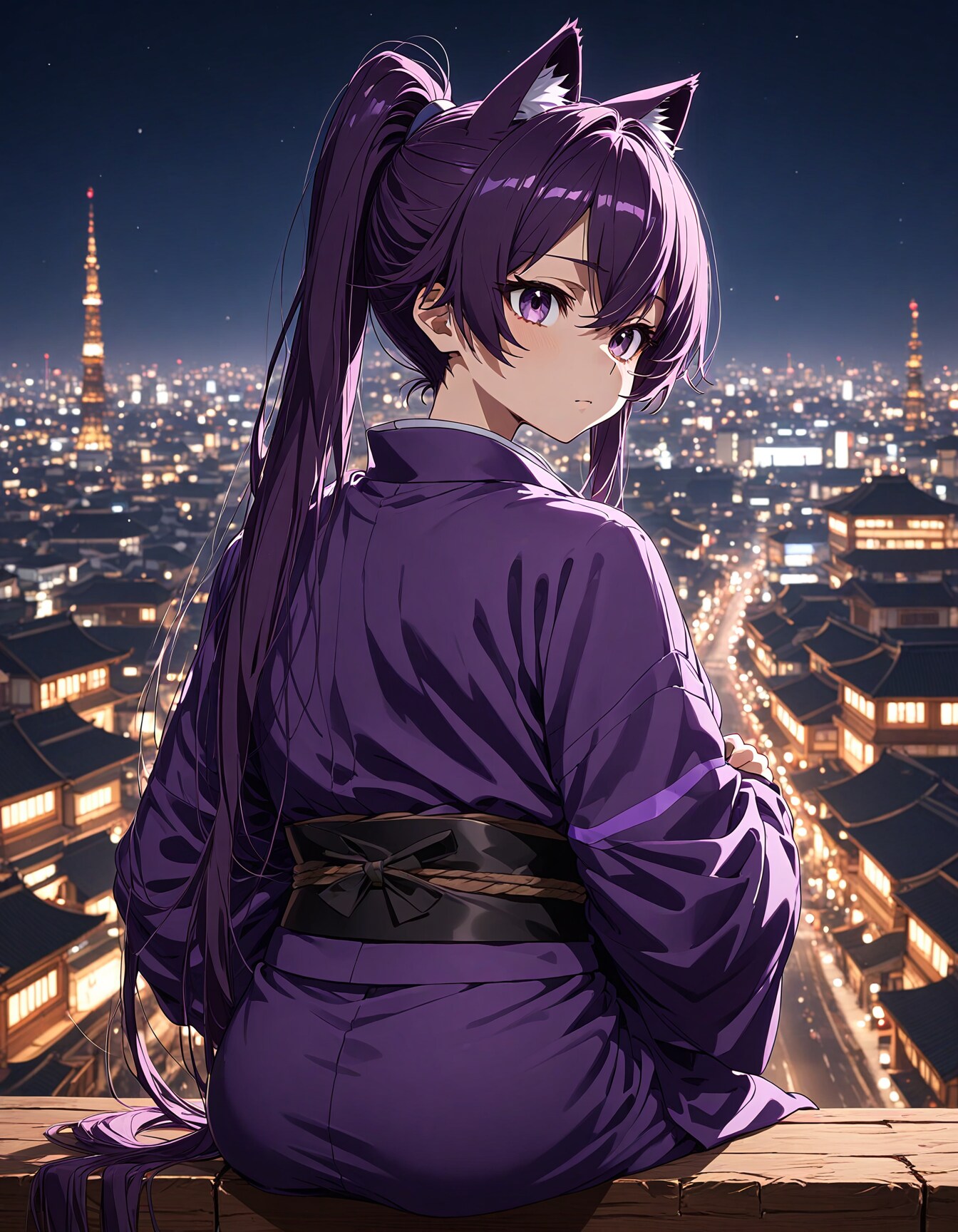 お気に入りの夜景 | の人気AIイラスト・グラビア