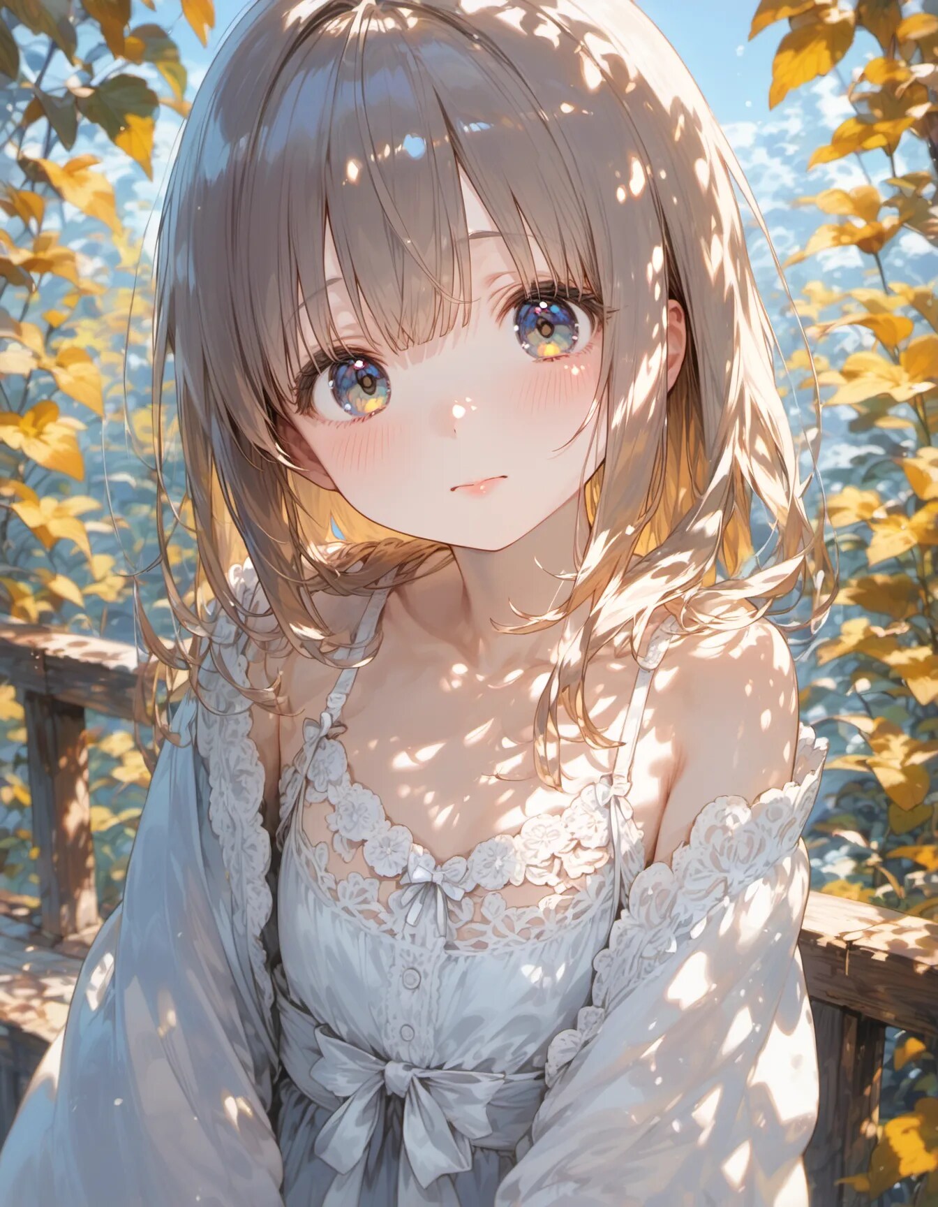 Dappled Light, Quiet Smile | の人気AIイラスト・グラビア