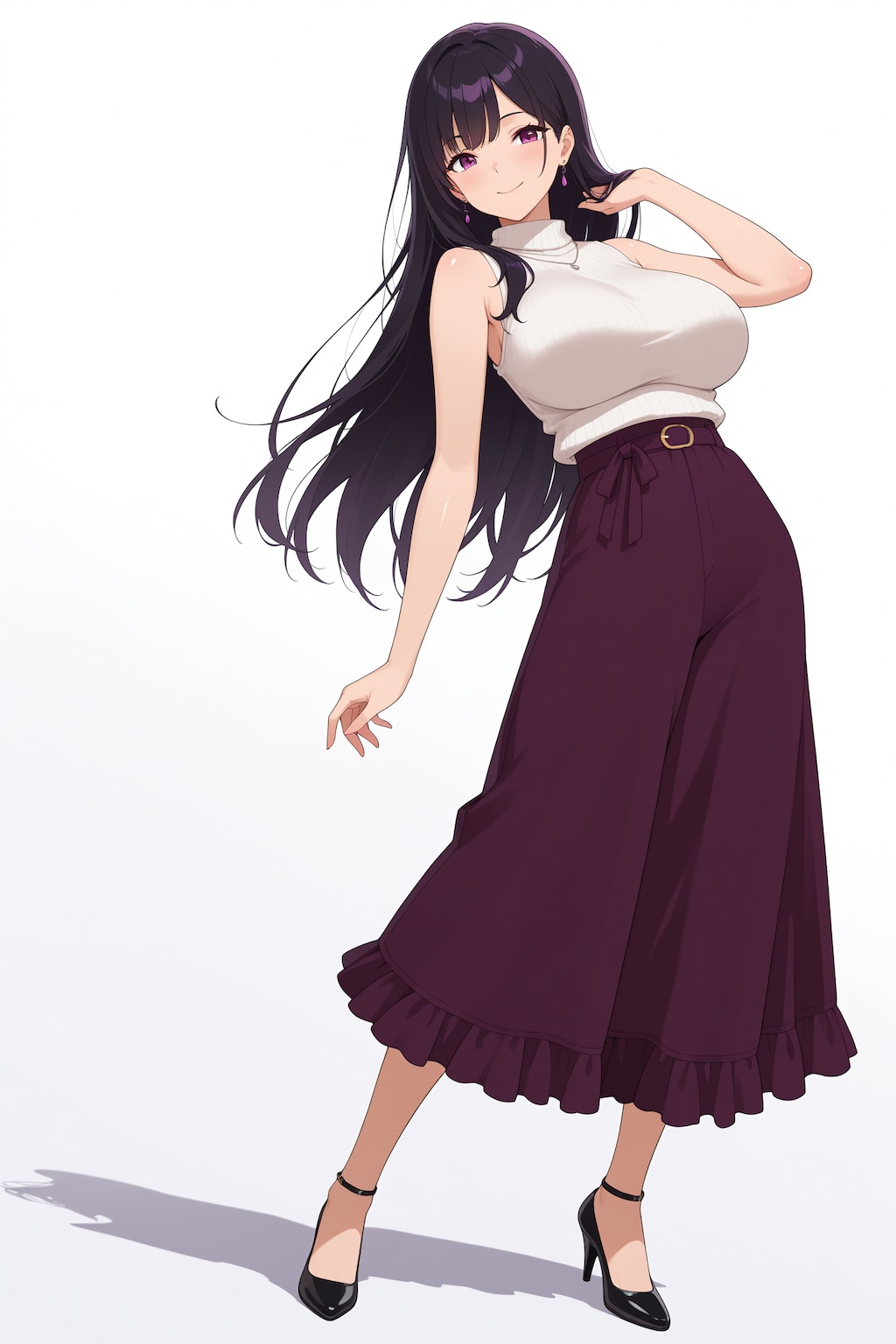 袖なしニット