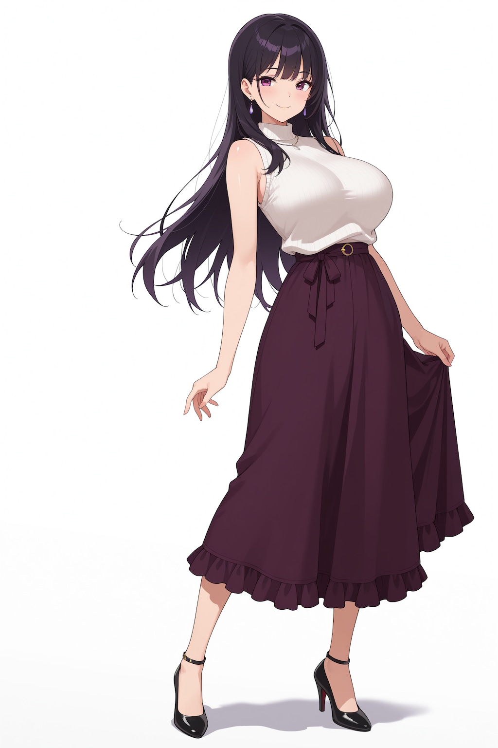 袖なしニット