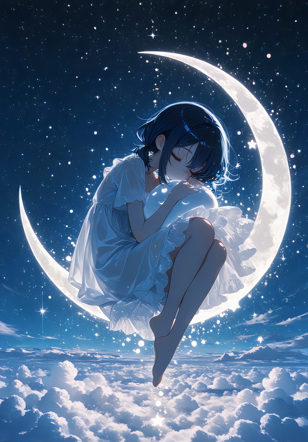 三日月のゆりかご | の人気AIイラスト・グラビア