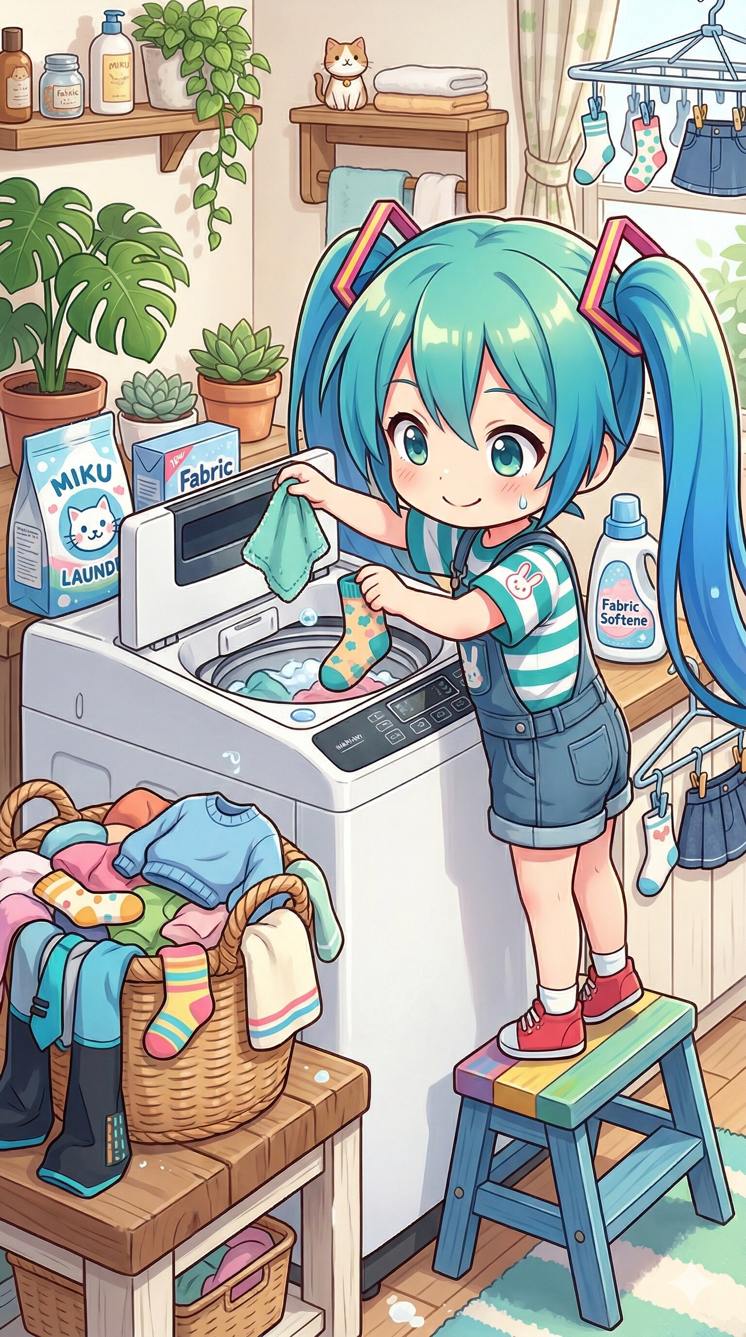 お洗濯 ミクちゃん👕