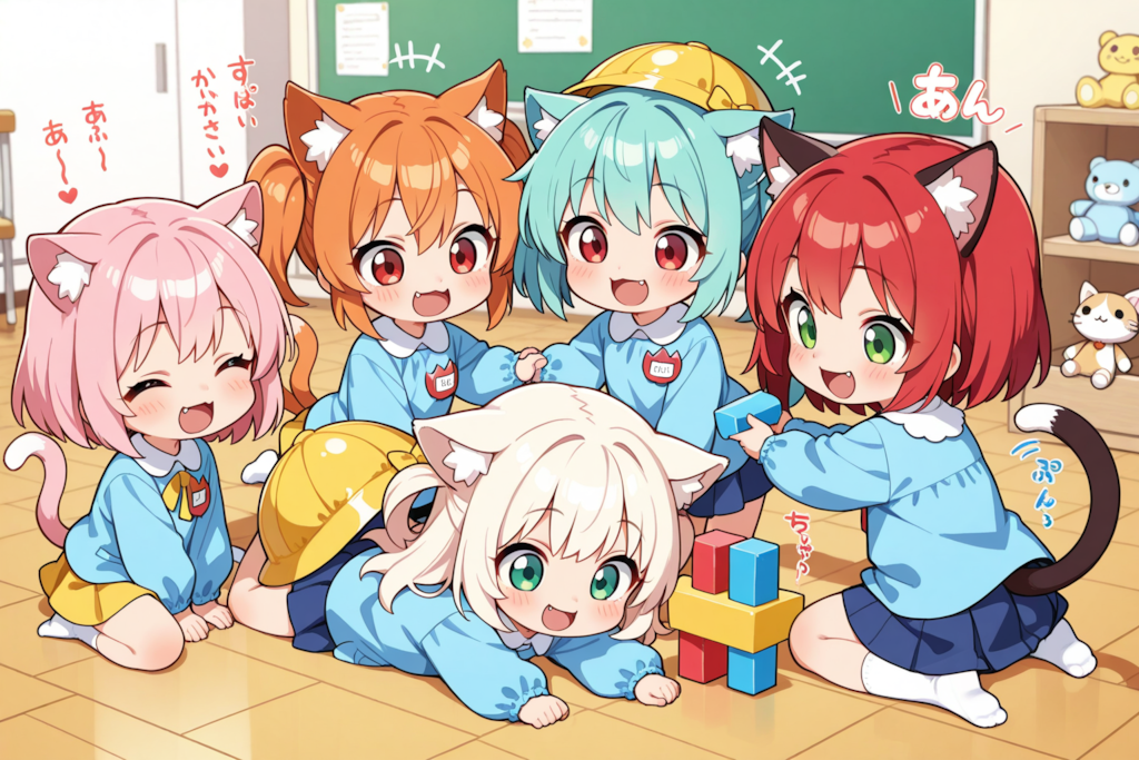 みんにゃ、にゃかよし♡