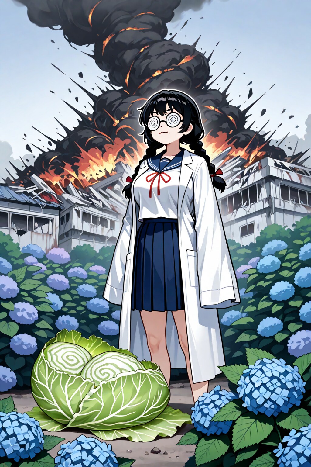 紫陽花白菜厄災