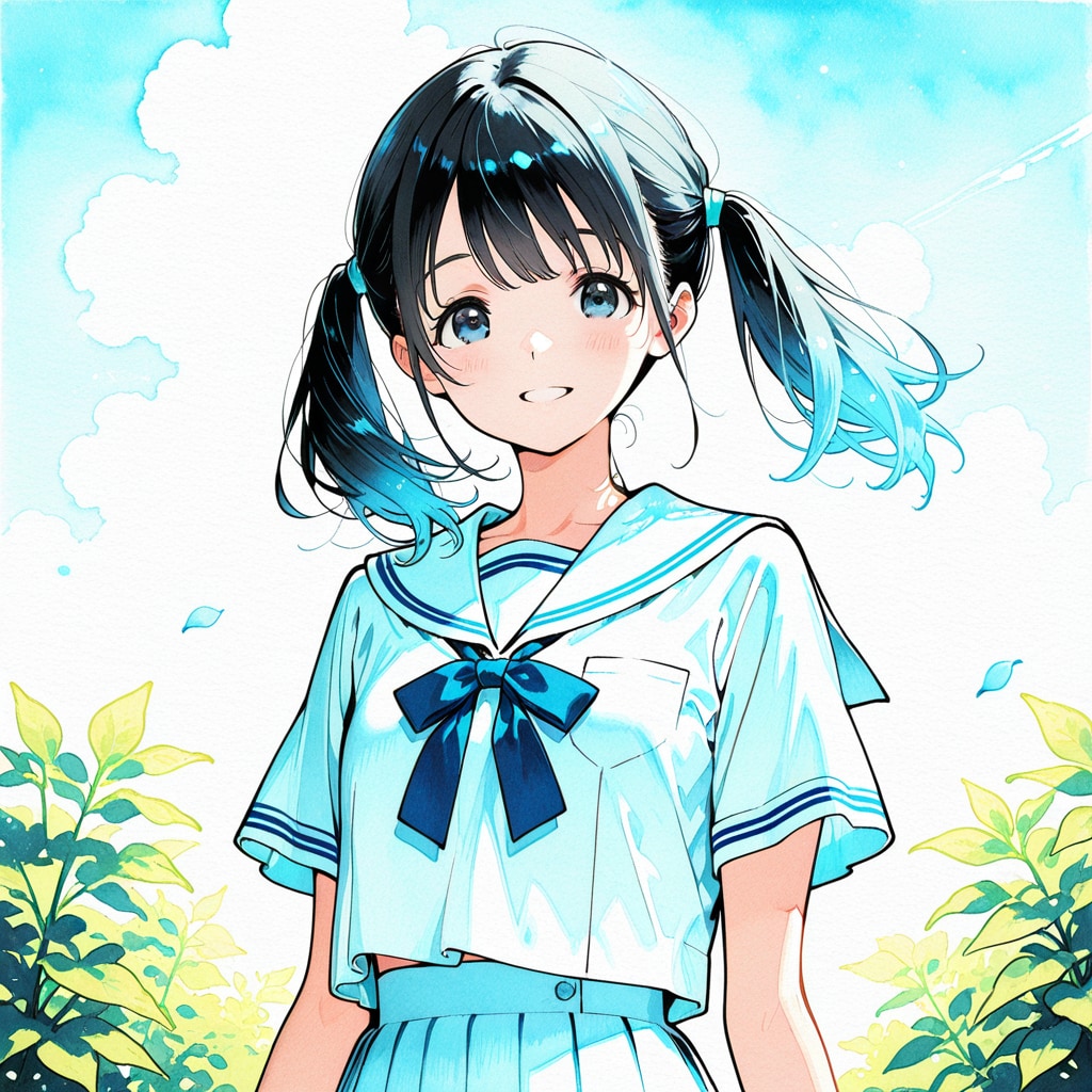 初夏の少女