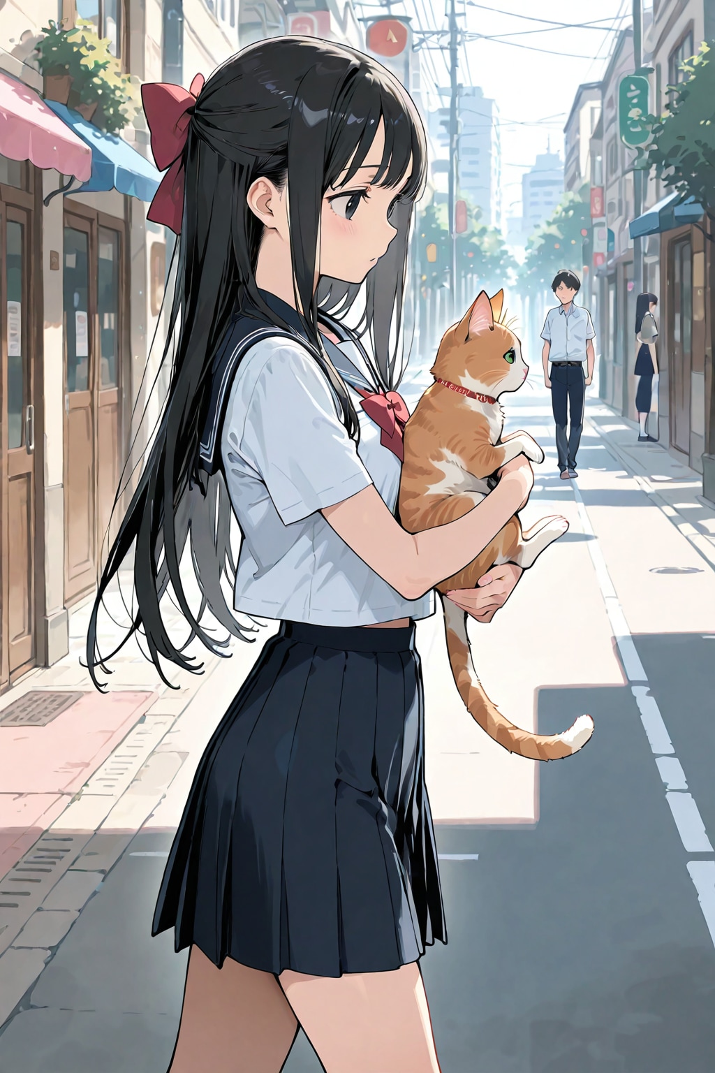 ねこと一緒