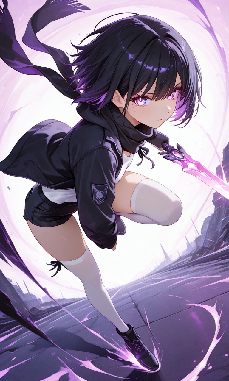 紫色が似合う女の子106