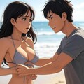 君のビキニが好きなんだ！ 2枚目