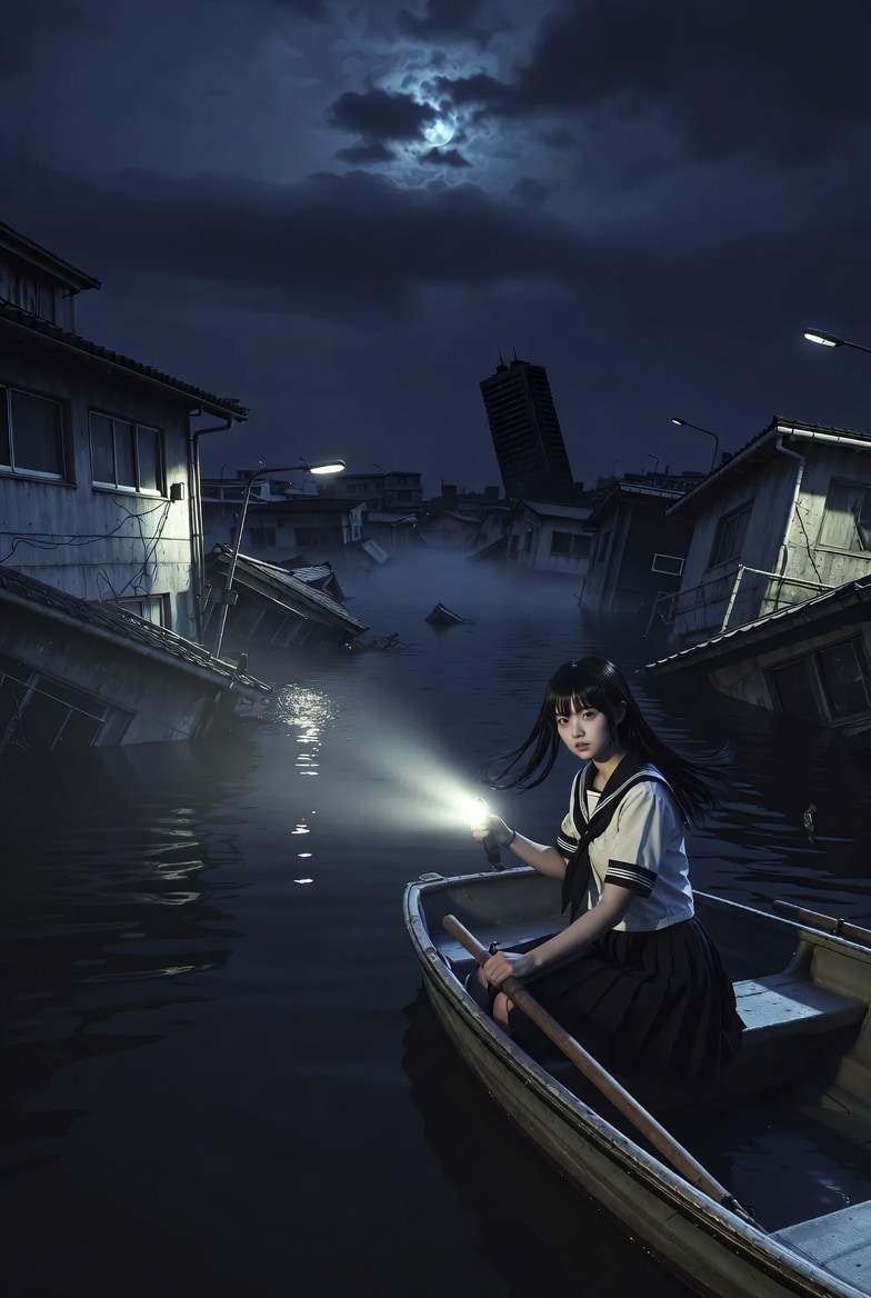 水没都市 | の人気AIイラスト・グラビア