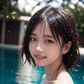 オフショル水著 3枚目