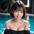 オフショル水著 8枚目