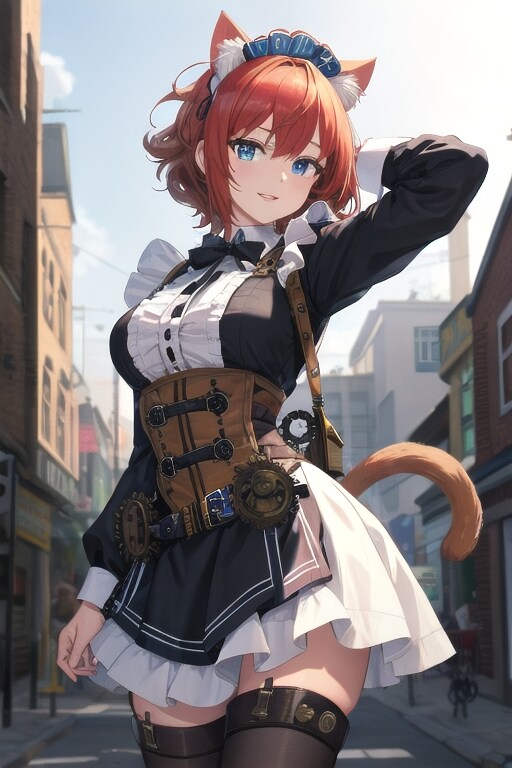 猫メイドさん
