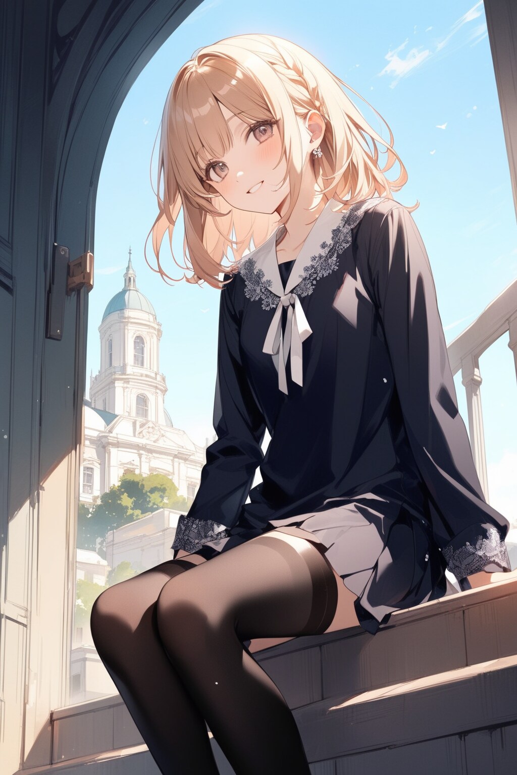 黒タイツを含むファッション（3） | の人気AIイラスト・グラビア