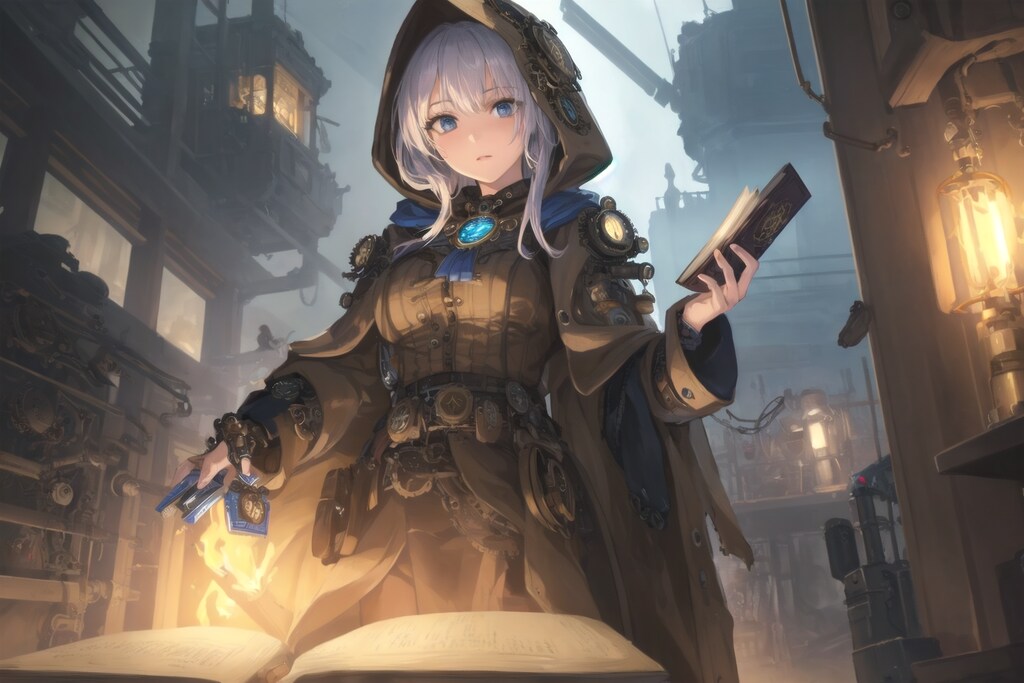 スチームパンク+魔導士