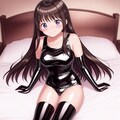 黒エナメル旧型スクール水着 2枚目