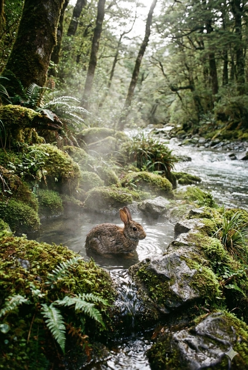 無人島2　温泉 | の人気AIイラスト・グラビア