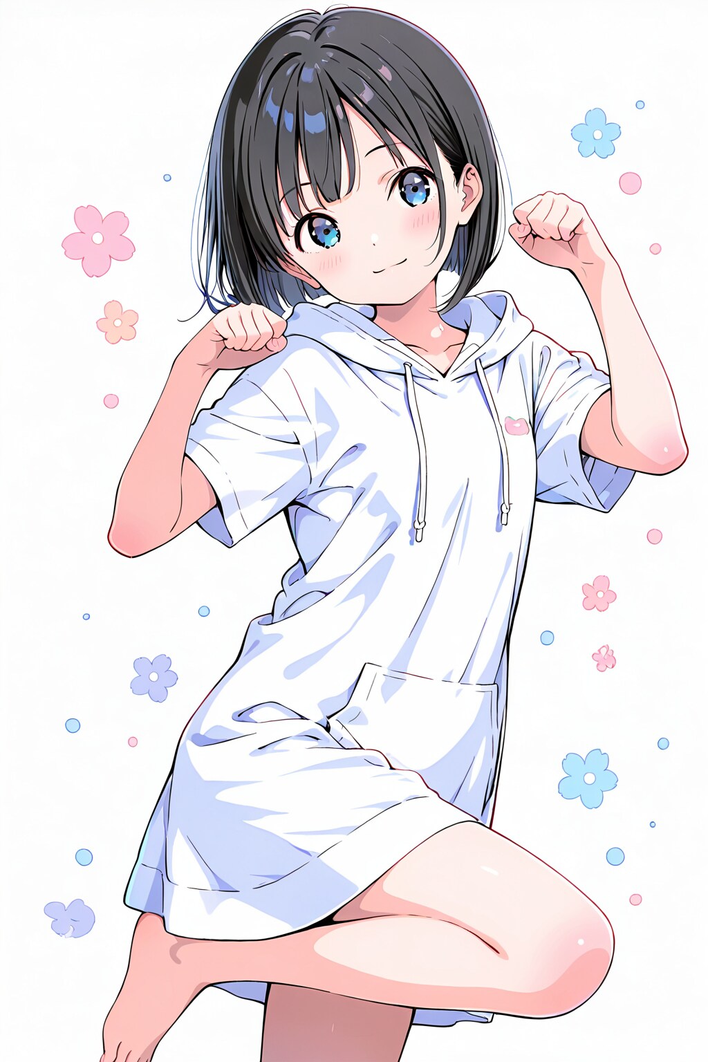 萌えポーズ(HARPY)(水彩タッチ)(18)