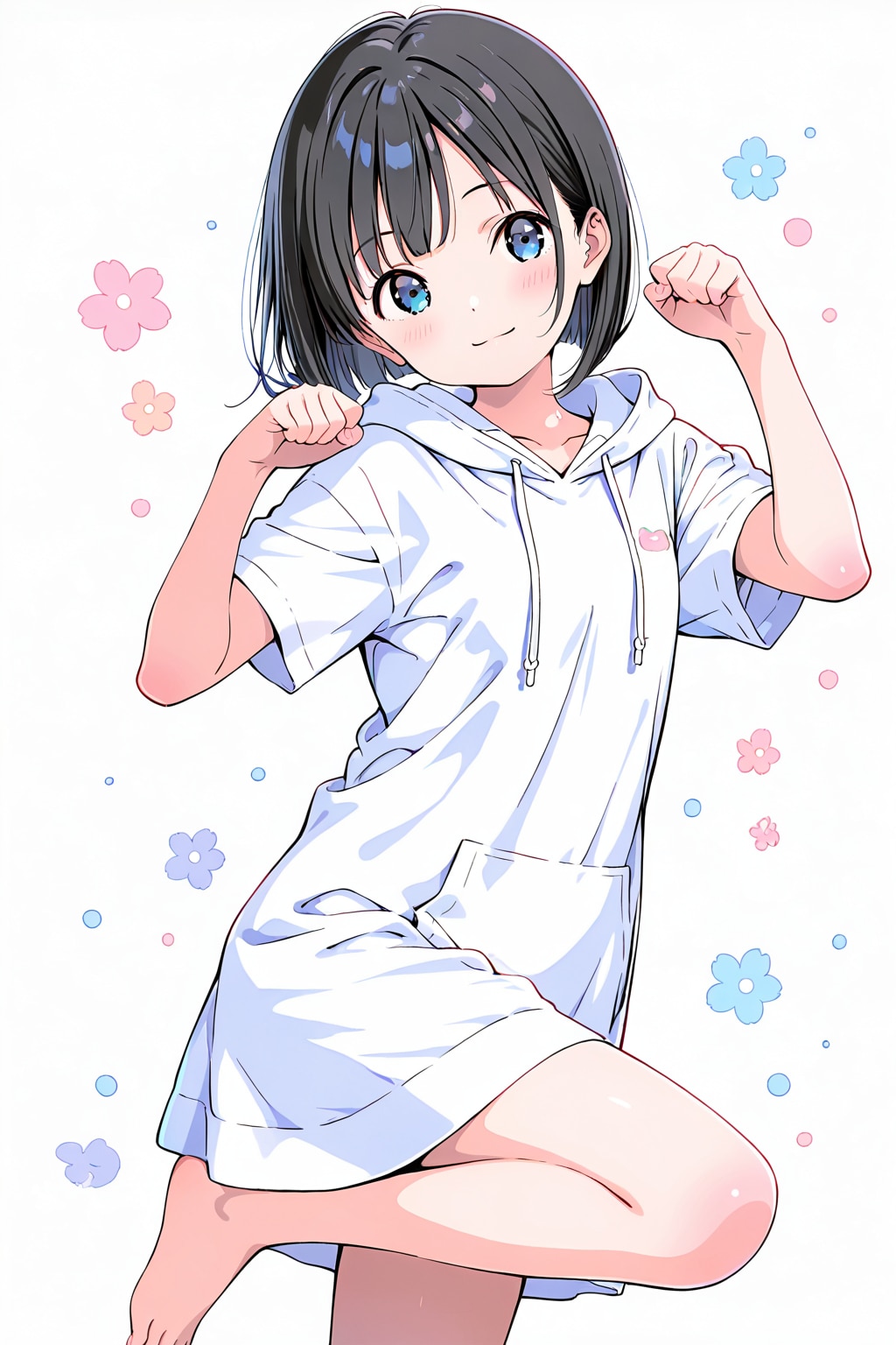 萌えポーズ(HARPY)(水彩タッチ)(18)