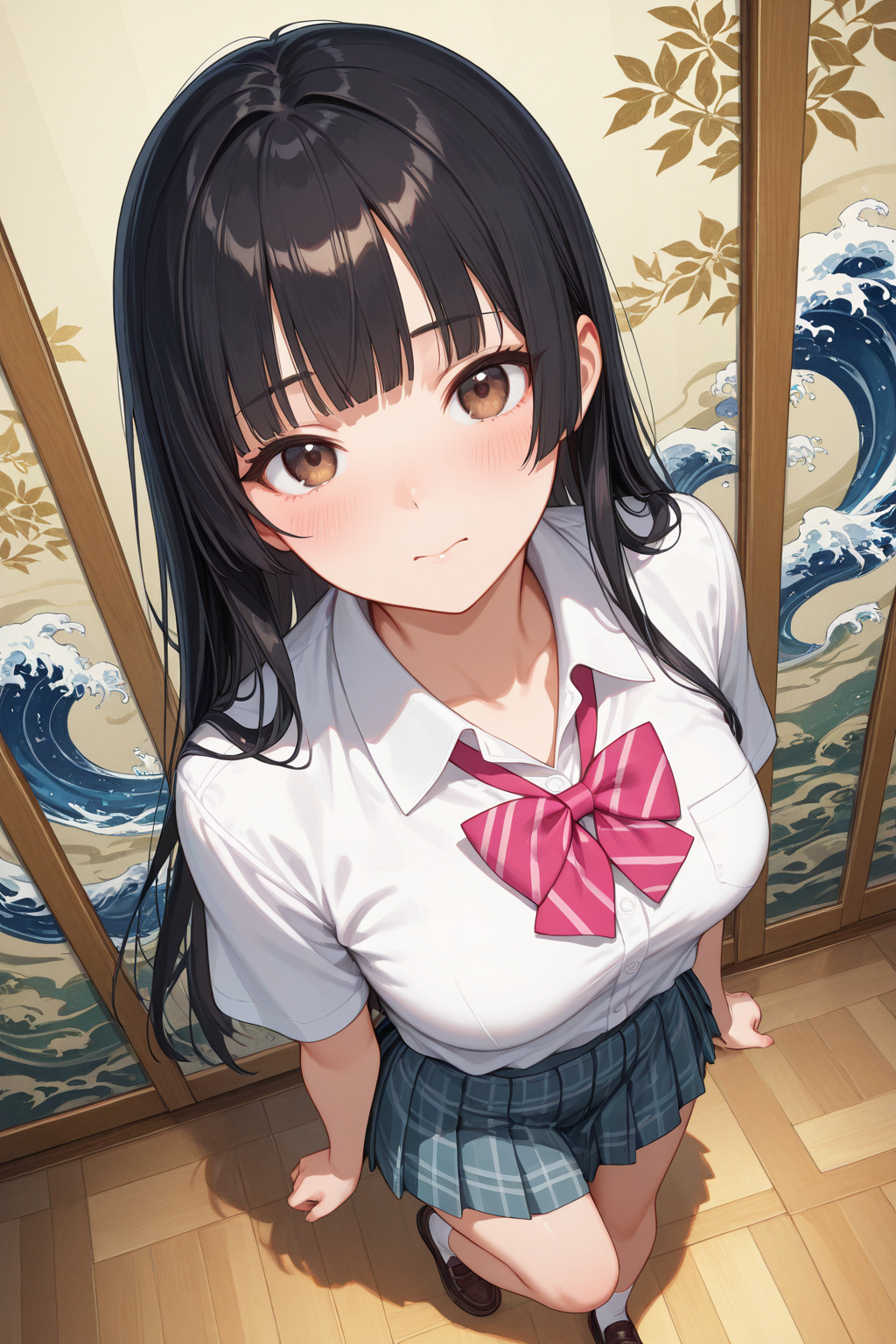 桔梗JK潜入での夏服✨