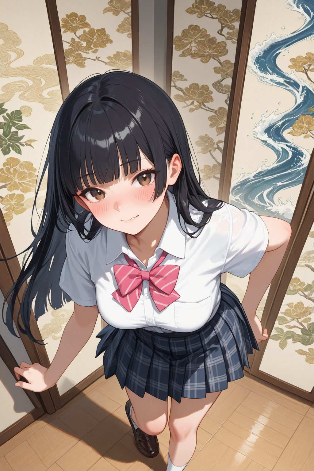 桔梗JK潜入での夏服✨