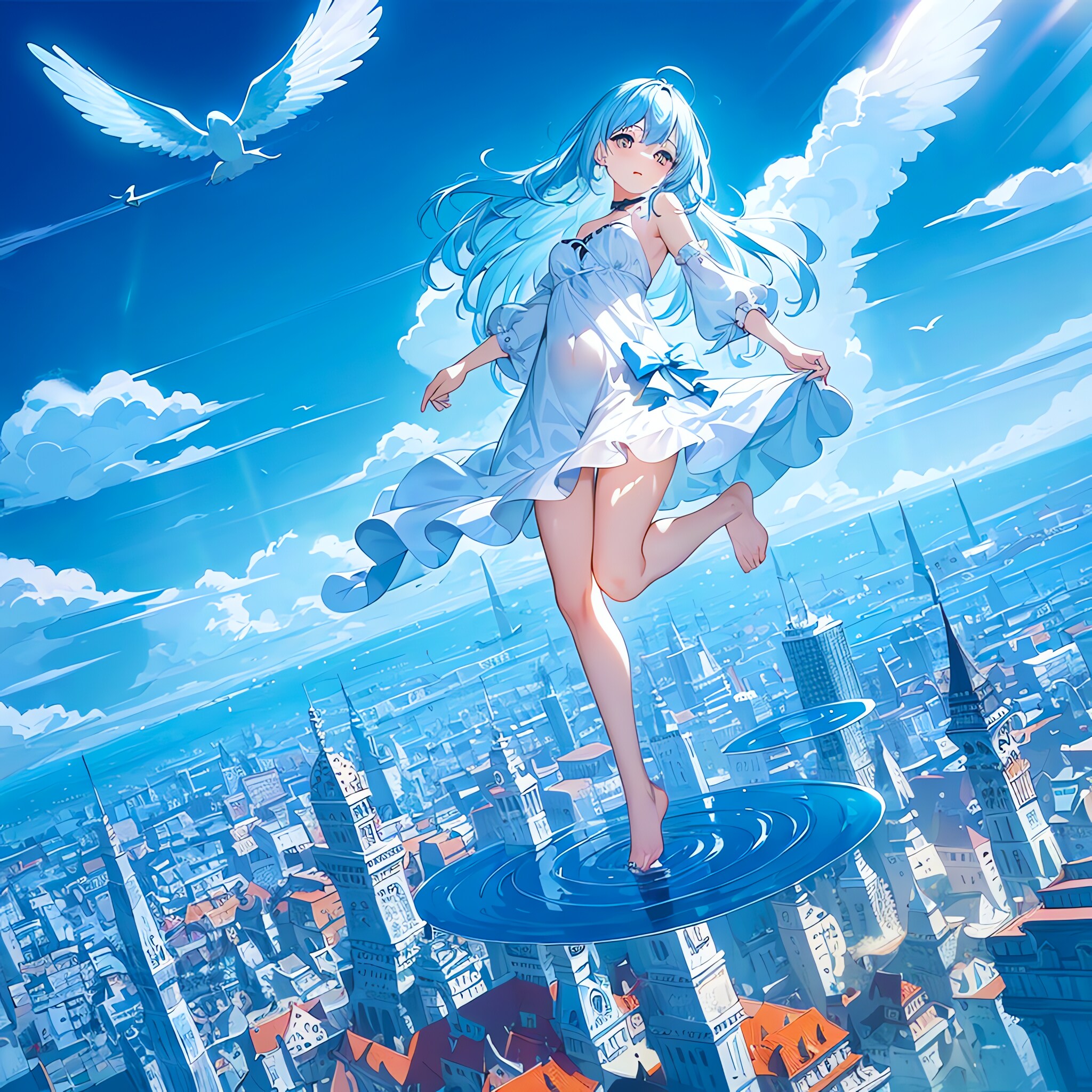 空を歩く