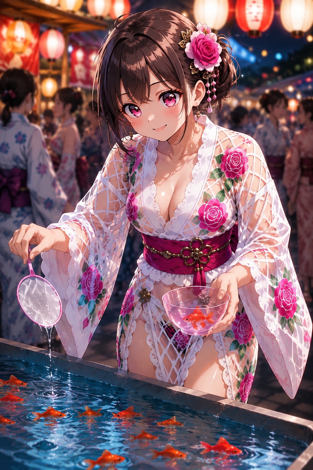 金魚すくい